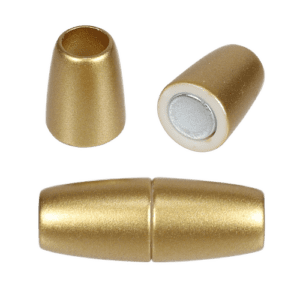 Acrylic Oval - 5mm Gold