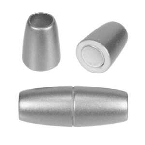 Acrylic Oval - 5mm Silver