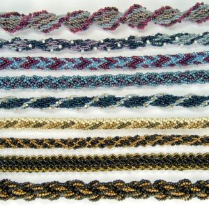 Beads as Fiber Braids Class Disk or Marudai